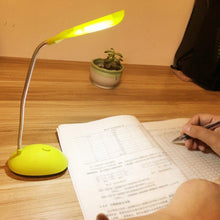 Load image into Gallery viewer, Foldable LED Desk Lamp Dimmable Touch Table Lamp 4.5V AAA Battery Children Student Study Reading Eye Protection Portable Lamp Decorative Table Lamp Cute Study Lamps for Bedroom Décor