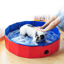 Load image into Gallery viewer, Foldable Pet Dog Cat Swimming Pool PVC Bathing Washing Dog Tub Bed Large Small Dog Swimming House Bed Summer Pool Portable Bathtubs PVC Non-Slip Foldable For small and Medium Dog