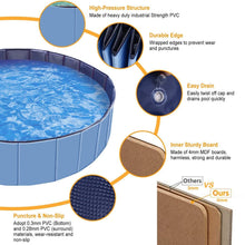 Load image into Gallery viewer, Foldable Pet Swimming Pool PVC