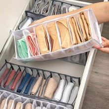 Load image into Gallery viewer, Foldable Underwear Storage Box Magic Mesh Transparent Plaid Fabric