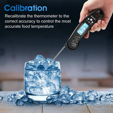 将图片加载到图库查看器,Food Kitchen Thermometer For Barbecue Grill Thermometer Waterproof Instant Read Meat Thermometer Waterproof Ultra Fast Digital Cooking Thermometer With Backlight & Calibration Food Thermometer For Kitchen BBQ Grill Smoker Oil Fry Kitchen Cooking Tools