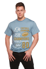 Load image into Gallery viewer, Football Champions Men's Bamboo Viscose/Organic Cotton Short Sleeve Graphic T-Shirt