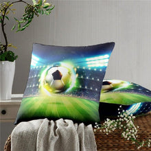 Load image into Gallery viewer, Football Pillow Case Decoration Sofa Cushion Pillow Case Throw Pillow Cover Cool Soccer Ball Art Amazing Football Fire Home Artwork Decor Pillow Case Decoration Car Pillow Case