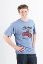 将图片加载到图库查看器,FOREVER TWO WHEEL Men's Bamboo Viscose/Organic Cotton Short Sleeve Graphic T-Shirt