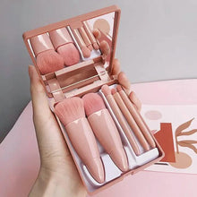 将图片加载到图库查看器,Foundation Brushes with Mirror Multi-purpose Foundation Powder Lip Eye Shadow Brushes Kit