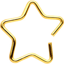 Load image into Gallery viewer, 20G 3/8 Pink Yellow Purple Star Daith Cartilage Tragus Pack Set of 3