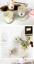 将图片加载到图库查看器,Fragrance Handmade Candle With Glass Candle Stick Pure Natural Soybean Wax With Plant Essential Oils Perfect for Bath Yoga Christmas Birthday Mother's Day Romantic Birthday Scented Candle Creative Soy Wax Hand Gift Candles