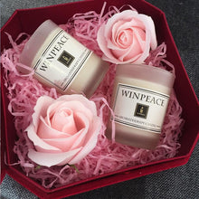 将图片加载到图库查看器,Fragrance Handmade Candle With Glass Candle Stick Pure Natural Soybean Wax With Plant Essential Oils Perfect for Bath Yoga Christmas Birthday Mother's Day Romantic Birthday Scented Candle Creative Soy Wax Hand Gift Candles