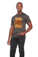 Load image into Gallery viewer, Freedom Motorcycles Men's Bamboo Viscose/Organic Cotton Short Sleeve Graphic T-Shirt