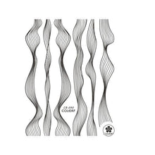 Load image into Gallery viewer, French Rose Gold Striping Tape Nail Design Stripe Lines Geometry 3D Sticker for Nails Gel Polish Sticker Decals for Manicuring Decorations Manicure Stickers Decals Silver Strip Line Nail Decal Self-Adhesive 3D Wave Decal Decoration Metallic Curve Design