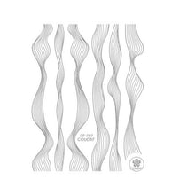 Load image into Gallery viewer, French Rose Gold Striping Tape Nail Design Stripe Lines Geometry 3D Sticker for Nails Gel Polish Sticker Decals for Manicuring Decorations Manicure Stickers Decals Silver Strip Line Nail Decal Self-Adhesive 3D Wave Decal Decoration Metallic Curve Design
