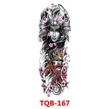 Load image into Gallery viewer, Full Arm Large Size Sleeve Temporary Sticker Dragon Tattoo Waterproof Body Art Realistic 3D Design For Mens