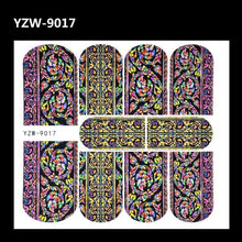 Load image into Gallery viewer, Full Beauty 1pc Black Flower Vine Nail Water Sticker Leaf Lace Design Slider Nail Art Decal Beauty Foils Decoration Nail Decals for Women Nail Art Stickers Water Transfer Decals Design Nail Art Supplies Manicure Acrylic Nail Foil Stencils Decorations
