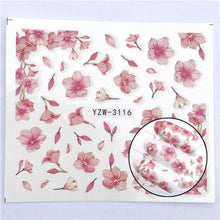 Load image into Gallery viewer, Full Beauty 1pc Black Flower Vine Nail Water Sticker Leaf Lace Design Slider Nail Art Decal Beauty Foils Decoration Nail Decals for Women Nail Art Stickers Water Transfer Decals Design Nail Art Supplies Manicure Acrylic Nail Foil Stencils Decorations