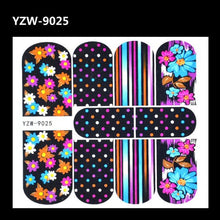 Load image into Gallery viewer, Full Beauty 1pc Black Flower Vine Nail Water Sticker Leaf Lace Design Slider Nail Art Decal Beauty Foils Decoration Nail Decals for Women Nail Art Stickers Water Transfer Decals Design Nail Art Supplies Manicure Acrylic Nail Foil Stencils Decorations