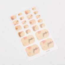 Load image into Gallery viewer, Full Beauty Loveliness Designed Manicure Valentines Nail Art Designer Nail Decals Kids Nails Art Decoration Nail Sticker Set French Tip Guides Stickers French Nail Stickers Form Fringe Guides for Decoration Stencil Tools