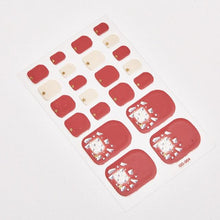 Load image into Gallery viewer, Full Beauty Loveliness Designed Manicure Valentines Nail Art Designer Nail Decals Kids Nails Art Decoration Nail Sticker Set French Tip Guides Stickers French Nail Stickers Form Fringe Guides for Decoration Stencil Tools