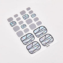 Load image into Gallery viewer, Full Beauty Loveliness Designed Manicure Valentines Nail Art Designer Nail Decals Kids Nails Art Decoration Nail Sticker Set French Tip Guides Stickers French Nail Stickers Form Fringe Guides for Decoration Stencil Tools