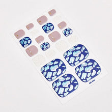 Load image into Gallery viewer, Full Beauty Loveliness Designed Manicure Valentines Nail Art Designer Nail Decals Kids Nails Art Decoration Nail Sticker Set French Tip Guides Stickers French Nail Stickers Form Fringe Guides for Decoration Stencil Tools