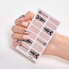 将图片加载到图库查看器,Full Cover Nail Stickers Nail Polish Nail Decoration Nails Sticker Designer Self Adhesive Nail Sticker Creative Nail Art Sticker Sticker Nail Decorations Accessories Metal Curve Stripe Lines Design Letter Nail Sticker Adhesive Decoration Template