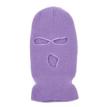 Load image into Gallery viewer, Full Face Cover Ski Mask Hat 3 Holes Balaclava Army Tactical CS Windproof Knit Beanies Bonnet Winter Warm Unisex Caps Neck Gaiter, Winter Balaclava Warm Knit Beanie for Outdoor Sports Outdoor Full Face Cover Thermal Ski Mask One Size