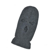 Load image into Gallery viewer, Full Face Cover Ski Mask Hat 3 Holes Balaclava Army Tactical CS Windproof Knit Beanies Bonnet Winter Warm Unisex Caps Neck Gaiter, Winter Balaclava Warm Knit Beanie for Outdoor Sports Outdoor Full Face Cover Thermal Ski Mask One Size