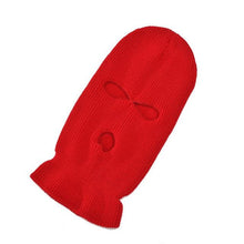 Load image into Gallery viewer, Full Face Cover Ski Mask Hat 3 Holes Balaclava Army Tactical CS Windproof Knit Beanies Bonnet Winter Warm Unisex Caps Neck Gaiter, Winter Balaclava Warm Knit Beanie for Outdoor Sports Outdoor Full Face Cover Thermal Ski Mask One Size