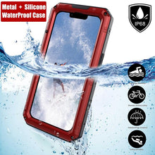 Load image into Gallery viewer, Full Sealed Underwater Case For iPhone 14 13 12 Pro Max Mini 11 XS Max XR 6 7 8 Plus 5 Waterproof Diving Swim Cover Waterproof Case for iPhone Slim Fit Snow Resistant Case Strong Phone Case & Screen Protector