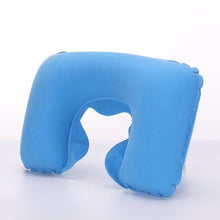 Load image into Gallery viewer, Functional Inflatable Neck Pillow Inflatable U Shaped Travel Pillow Car Head Neck Rest Air Cushion for Travel Neck Pillow Functional U-Shape Travel Pillow For Airplane Inflatable Neck Pillow Travel Accessories Comfortable Sleep Pillows