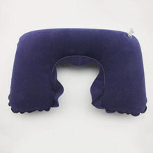 Load image into Gallery viewer, Functional U-Shape Travel Pillow For Airplane Inflatable Neck Pillow Travel Accessories Comfortable Sleep Pillows Inflatable Neck Pillow Inflatable U Shaped Travel Pillow Car Head Neck Rest Air Cushion For Travel Neck Pillow