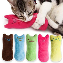 将图片加载到图库查看器,Funny Colorful Teeth Grinding Catnip Toys Cute Kitten Chewing Toy Stuffed Toys For Pets Soft Cat Toys
