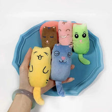 将图片加载到图库查看器,Funny Colorful Teeth Grinding Catnip Toys Cute Kitten Chewing Toy Stuffed Toys For Pets Soft Cat Toys