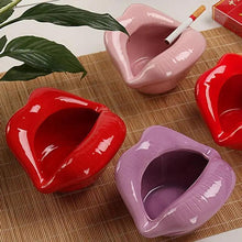 Load image into Gallery viewer, Funny Creative Ceramic Cartoon Lips Ashtray Gift for Home - Trendy Mouth Mini Ashtray for Boyfriend