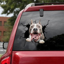 Load image into Gallery viewer, Funny Dog Head In The Crack Vinyl Car Funny Dog Head In The Crack Vinyl Car Stickers Decals Motorcycle Accessories Car-window Decorative Goods Broken Glass Sticker Car Stickers Decals Motorcycle Accessories Car-window Decorative Goods Pvc Car Sticker
