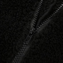 Load image into Gallery viewer, Fuzzy Hooded Pajama Jumpsuit For Music Festival, Long Sleeve Zipper Lingerie & Sleepwear