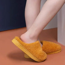 Load image into Gallery viewer, Fuzzy House Slippers Memory Foam Slippers Slip