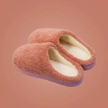 Load image into Gallery viewer, Fuzzy House Slippers Memory Foam Slippers Slip