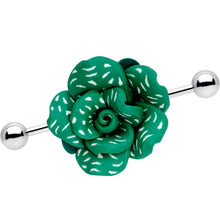 Load image into Gallery viewer, Handcrafted Beautiful Succulent Flower Industrial Barbell 32mm
