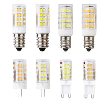 将图片加载到图库查看器,G9 G4 E14 LED Bulb 5W AC220V LED Corn Lamp SMD 2835 51LEDs White / Warm white Replace halogen lamp 1PCS Bulb Dimmable 4W, 40 Watt T4 G9 Halogen Equivalent, 2700K Soft Warm White, 120V No-Flicker, Chandelier Lighting