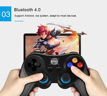 将图片加载到图库查看器,Gamepad Wireless Bluetooth Mobile Game Controller Joystick For Phone Android iOS PC Mobile Game Controller, Wireless Bluetooth Gamepad Joystick Multimedia Game Controller Compatible with Android Perfect for The Most Games