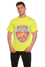 Load image into Gallery viewer, Garage New York Men's Bamboo Viscose/Organic Cotton Short Sleeve Graphic T-Shirt