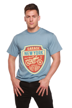 Load image into Gallery viewer, Garage New York Men's Bamboo Viscose/Organic Cotton Short Sleeve Graphic T-Shirt