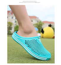 Load image into Gallery viewer, Garden Clog Women Quick Drying Summer Beach Slipper Flat Outdoor Sandals Breathable Mesh Sandals Beach Footwear Anti-Slip Slippers Quick Drying Sandals
