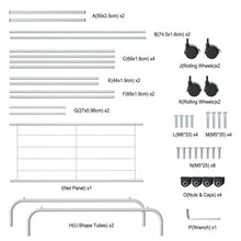 Load image into Gallery viewer, Garment Hanging Rack Clothing Organizer