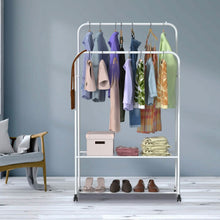 Load image into Gallery viewer, Garment Hanging Rack Clothing Organizer
