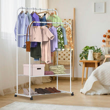 Load image into Gallery viewer, Garment Hanging Rack Clothing Organizer