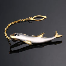 将图片加载到图库查看器,Gentlemen Fashion Men Tie Clip Classy Necktie Tie Bar Tie Clip For Men's Skinny Necktie Tie Clip Gift For Husband Dolphin Ship Wedding Tie Men Jewelry Romantic Necktie Bar Clips Groomsmen Grooms Business Formal Necktie Clips