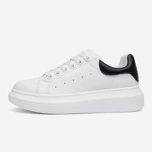 将图片加载到图库查看器,Genuine Leather Women Platform Sneakers Autumn Fashion Sports Little White Shoes Platform Flats Casual Lace Up Woman Comfort Walking Sneakers