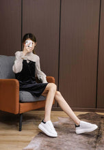 将图片加载到图库查看器,Genuine Leather Women Platform Sneakers Autumn Fashion Sports Little White Shoes Platform Flats Casual Lace Up Woman Comfort Walking Sneakers