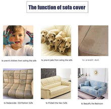 将图片加载到图库查看器,Geometric Sofa Covers Stretch Plaid Sofa Slipcovers for Living Room Elastic Sofa Cover Couch Armchair Cover Towel 1 2 3 4 Seater Slipcover For Sofas Loveseat Armchair Living Room Universal Furniture